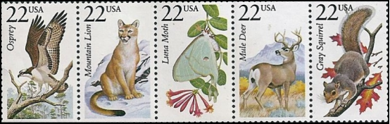 1987 North American Wildlife Stamps: A 50-Design Study