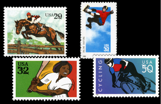 Sports on U.S. Stamps: Design, History, and Collecting